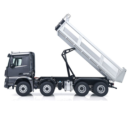 US Stock RTR Kabolite 8X8 1/14 RC Dump Truck K5703 Electric Lifting Remote Control Tipper Model 2Speed Gearbox Lights Sound System