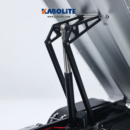 Fast Free Shipping for EU Kabolite 8X8 1/14 K5703 RC Dump Truck Electric Lifting Remote Control Tipper Model 2Speed Gearbox Lights Sound System