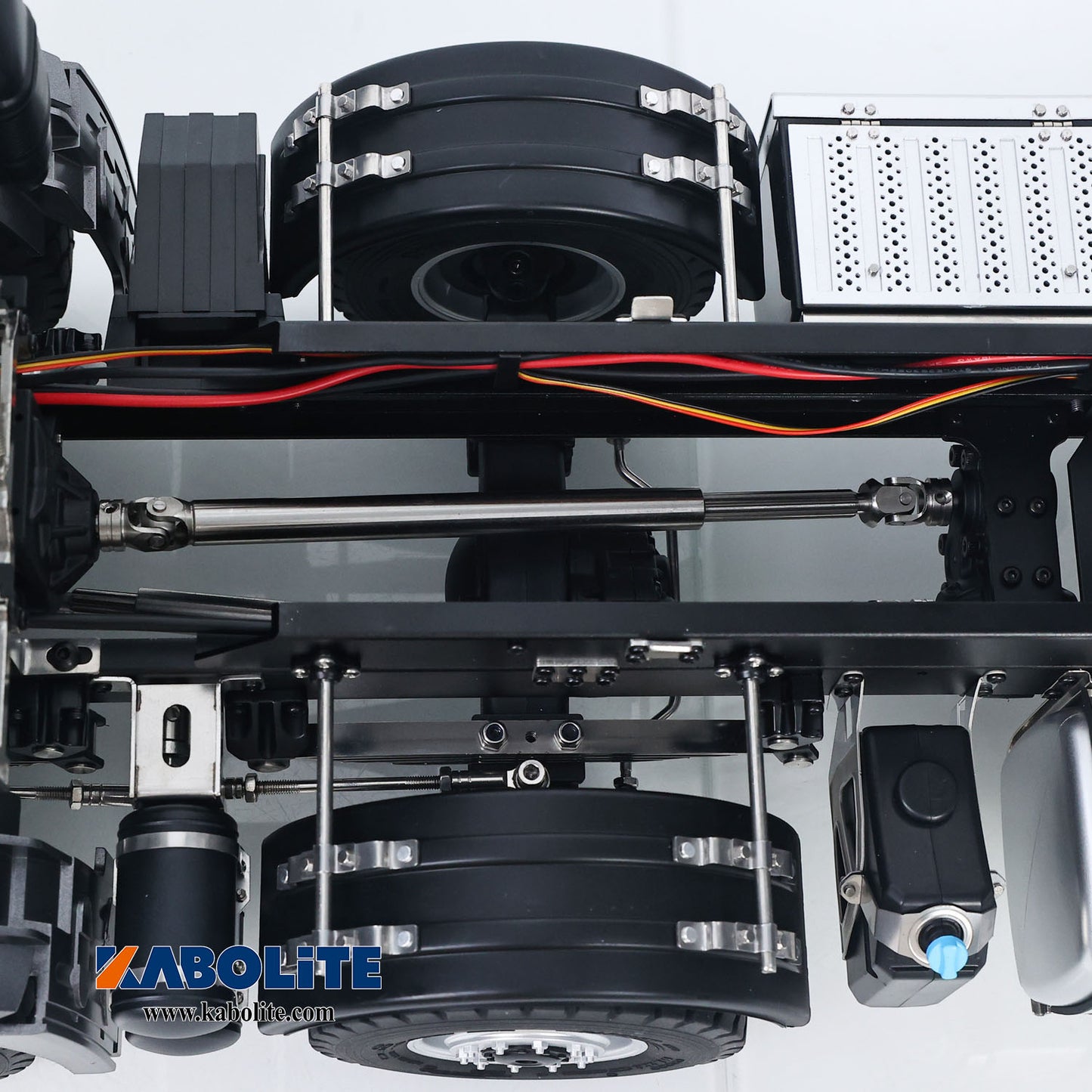 Fast Free Shipping for EU Kabolite 8X8 1/14 K5703 RC Dump Truck Electric Lifting Remote Control Tipper Model 2Speed Gearbox Lights Sound System