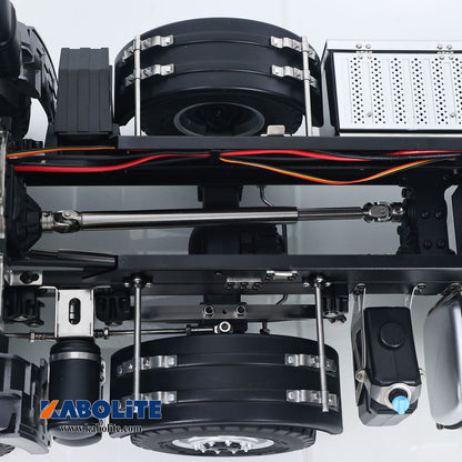 Fast Free Shipping for EU Kabolite 8X8 1/14 K5703 RC Dump Truck Electric Lifting Remote Control Tipper Model 2Speed Gearbox Lights Sound System