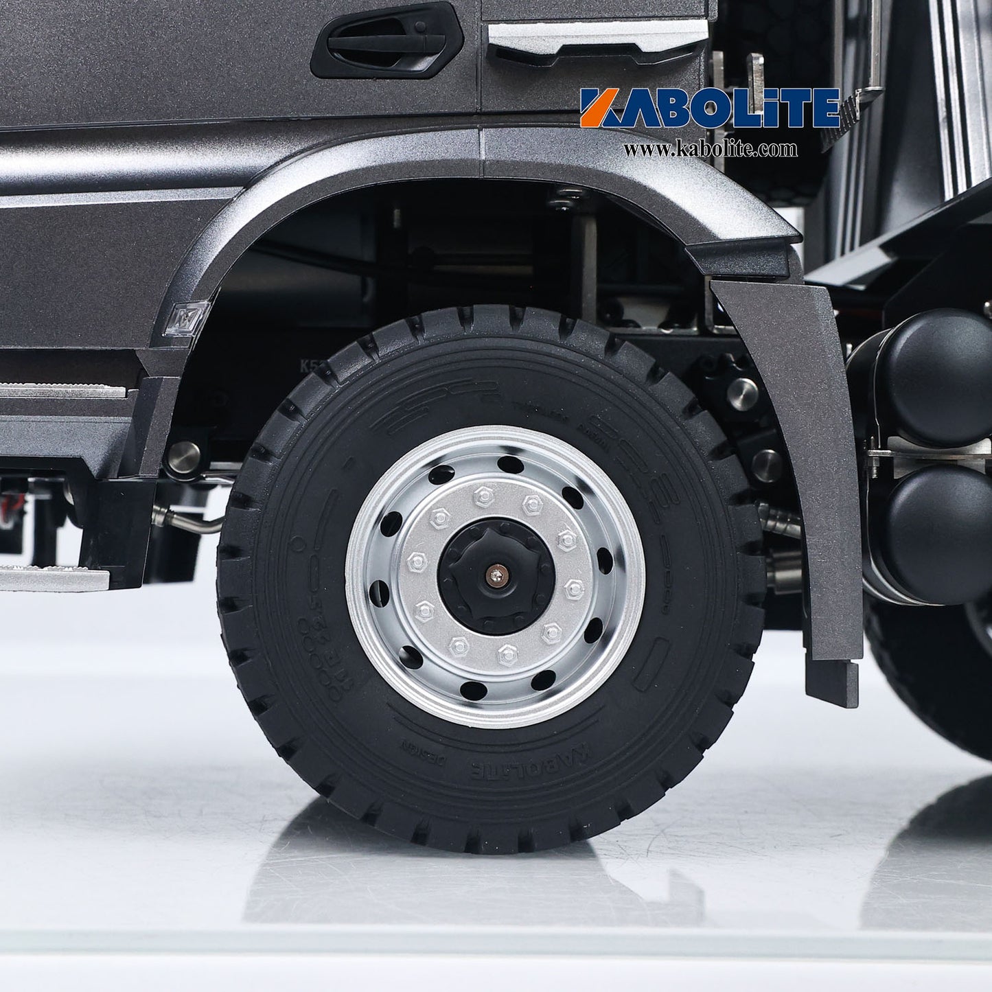US Stock RTR Kabolite 8X8 1/14 RC Dump Truck K5703 Electric Lifting Remote Control Tipper Model 2Speed Gearbox Lights Sound System