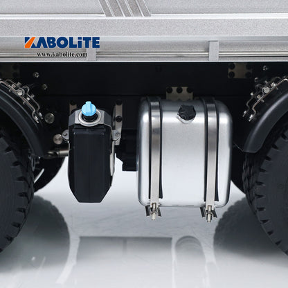 Fast Free Shipping for EU Kabolite 8X8 1/14 K5703 RC Dump Truck Electric Lifting Remote Control Tipper Model 2Speed Gearbox Lights Sound System