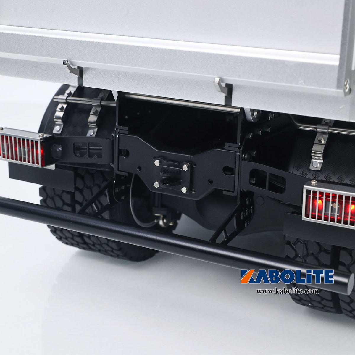 Kabolite 1/14 K5703 RC Electric Lifting Dumper Truck 8X8 Tipper Model FlySky Radio System Battery