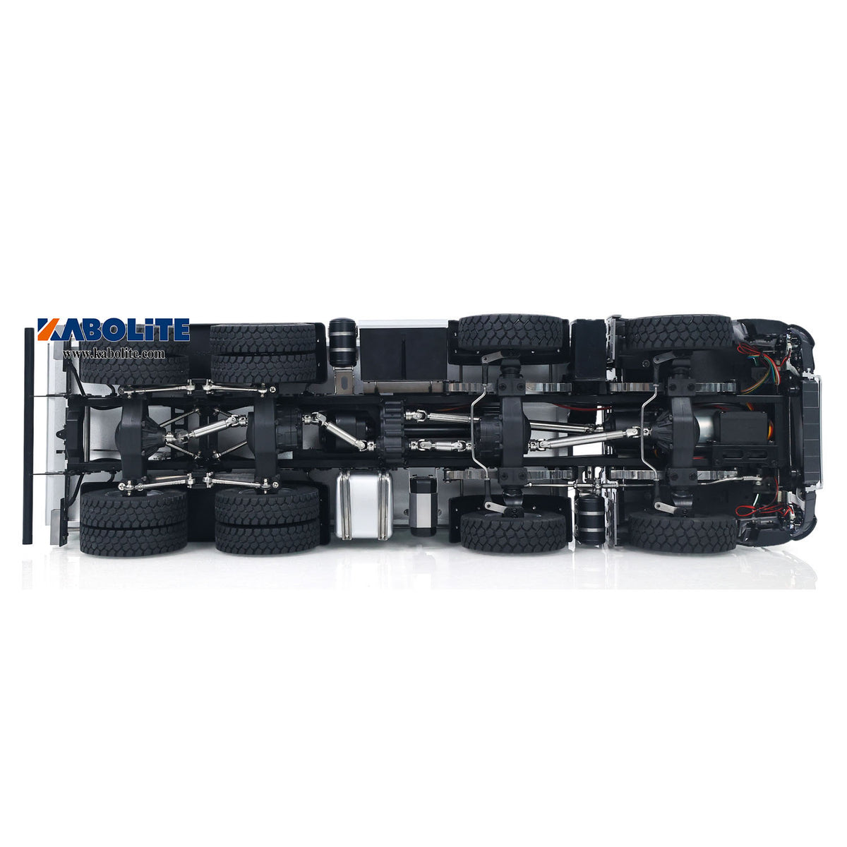 Kabolite 1/14 K5703 RC Electric Lifting Dumper Truck 8X8 Tipper Model FlySky Radio System