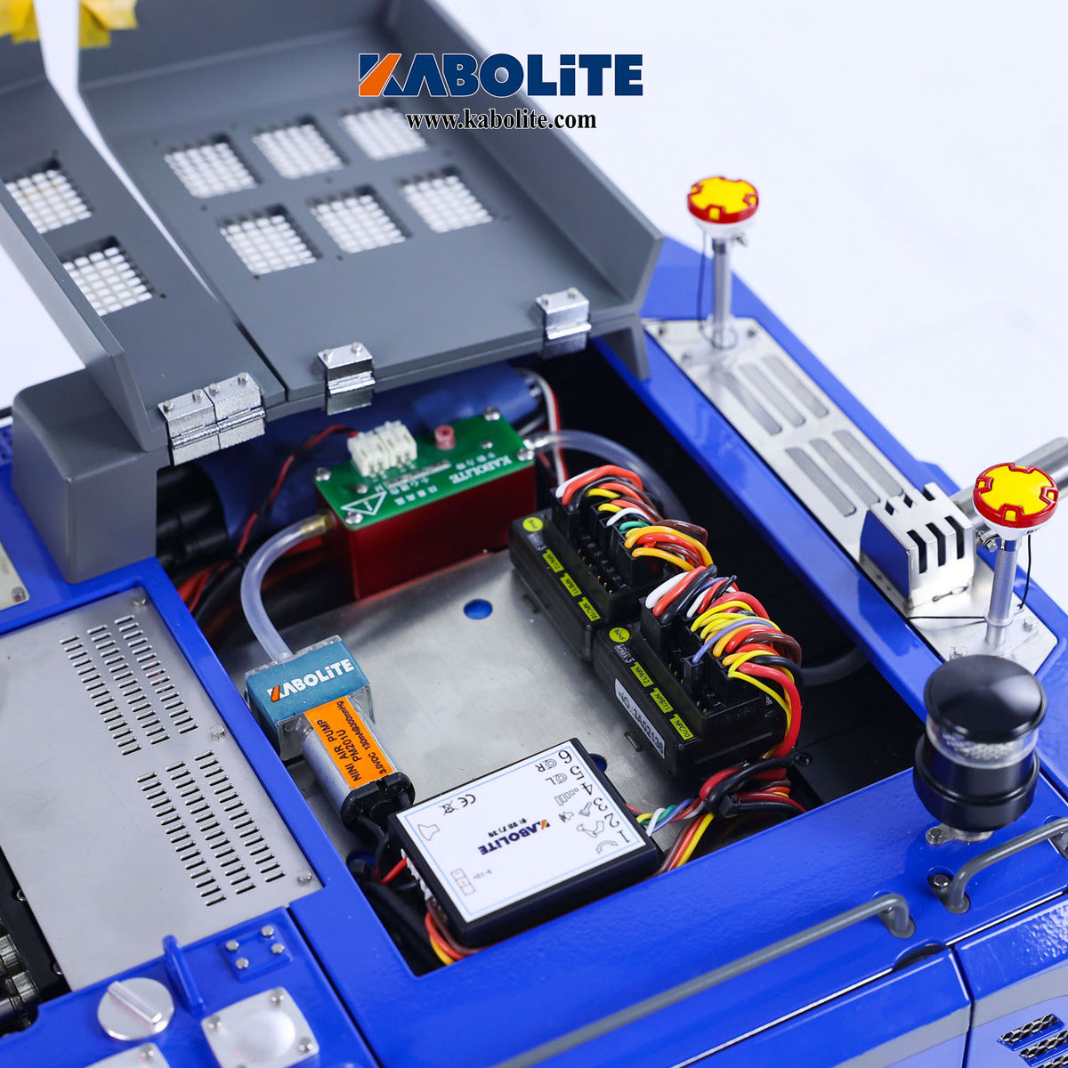Kabolite 1/14 K970-100S Pro Hydraulic RC Excavator Metal Digger GPS Coarse Filter Rotating Light