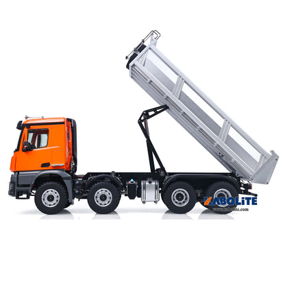 Fast Free Shipping for EU Kabolite 1/14 K5703 Electric RC Dump Truck 8X8 Remote Control Tipper Model 2Speed Transmission Lights Sounds Battery Charger