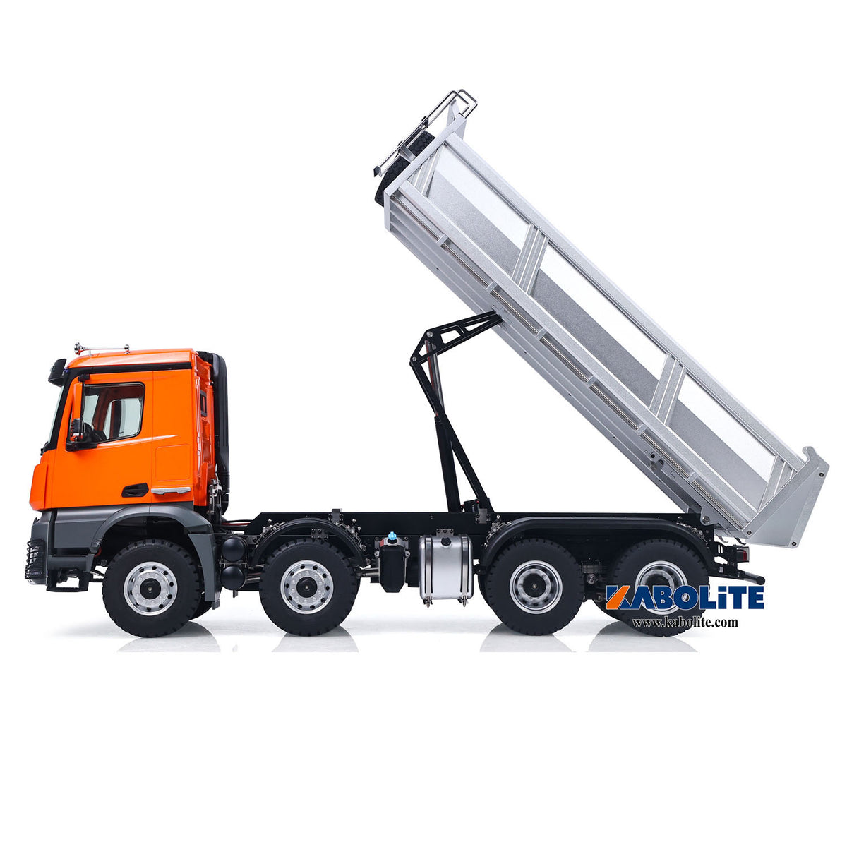 11.11 Flash Sale Kabolite 1/14 Electric RC Dump Truck K5703 8X8 Remote Control Tipper Model 2-Speed Transmission Lights Sounds