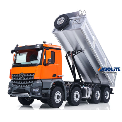 Kabolite 1/14 K5703 RC Electric Lifting Dumper Truck 8X8 Tipper Model FlySky Radio System