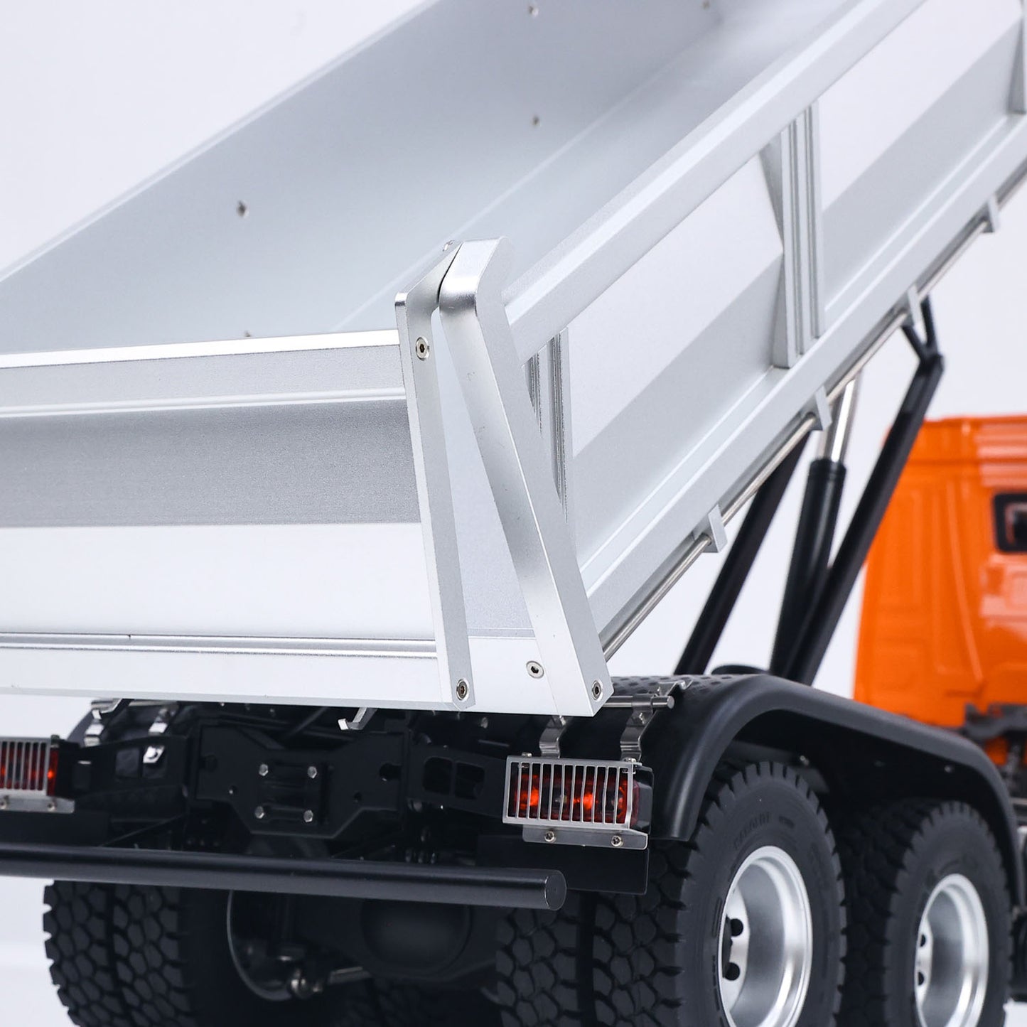 Limited Time Deal Kabolite 8X8 1/14 RC Electric Lifting Dumper Truck K5703 Remote Control Tipper Model 2Speed Gearbox Lights Sound System