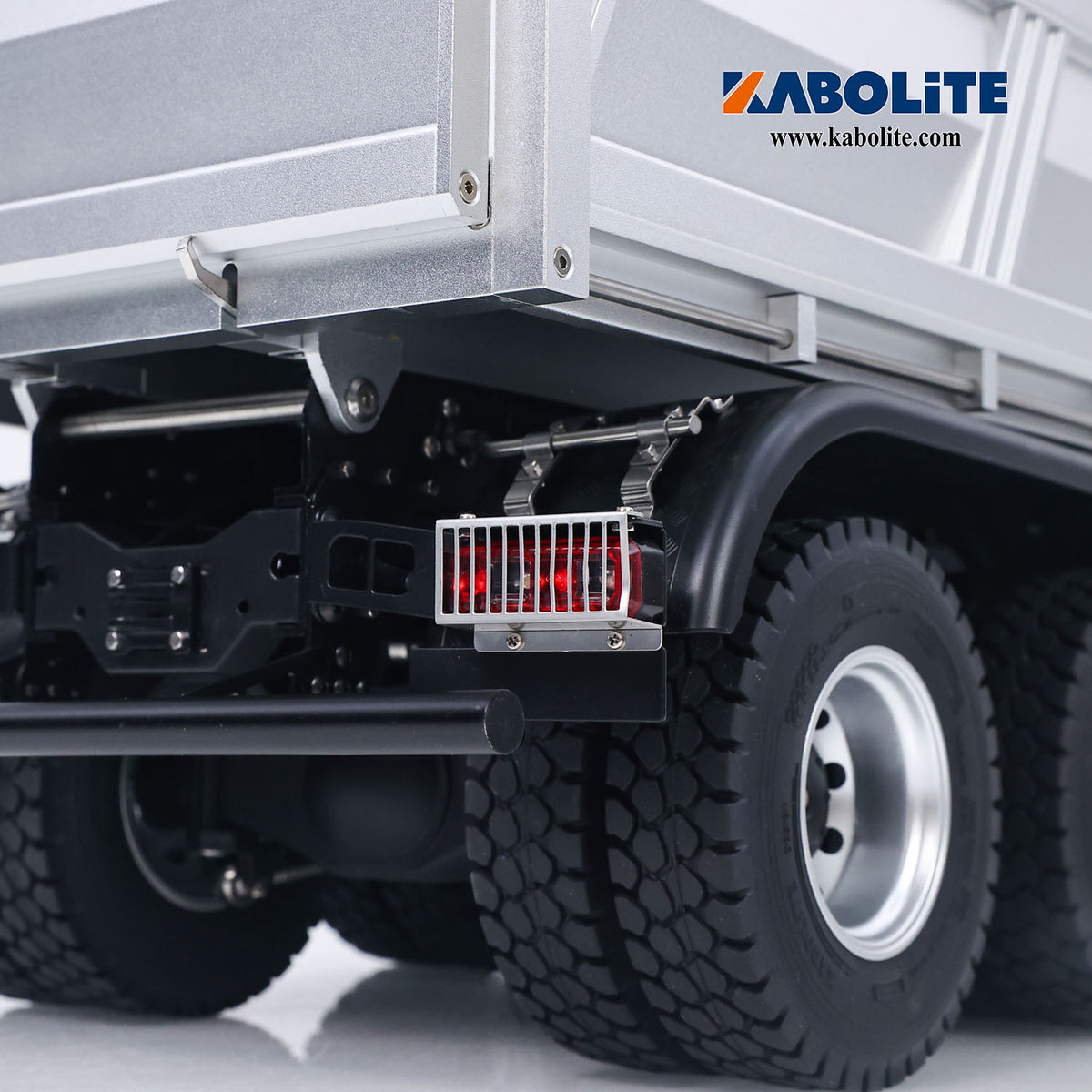 US Stock Kabolite 1/14 Electric RC Dump Truck K5703 8X8 Remote Control Tipper Model 2Speed Transmission Lights Sounds