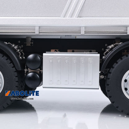 US Stock Kabolite 1/14 Electric RC Dump Truck K5703 8X8 Remote Control Tipper Model 2Speed Transmission Lights Sounds