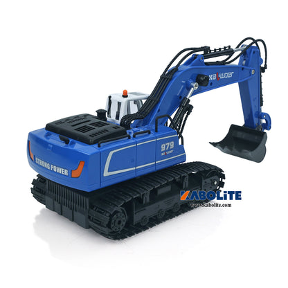 IN Stock HUINA 13550 1/18 11CH 2.4G RC Excavator with 350 Degrees Rotation Light Sound for Remote Control Digger Enthusiast