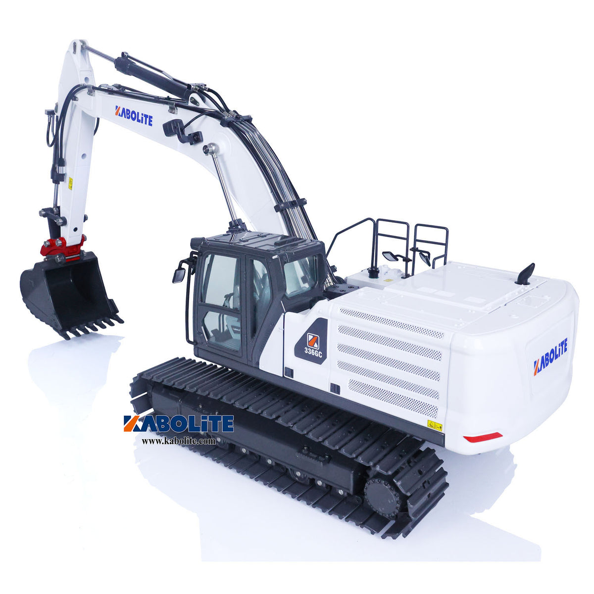 Kabolite 1/18 RC Hydraulic Excavator K961 100S PRO Digger Model Electric Claw Flysky ST8 Radio Sound System