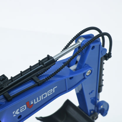 US Stock HUINA 1/18 13550 11CH RC Excavator Remote Control Digger Model 350 Degree Body Rotate 2.4G Radio System 3.7V Battery USB Charger