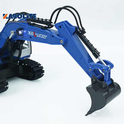 IN Stock HUINA 13550 1/18 11CH 2.4G RC Excavator with 350 Degrees Rotation Light Sound for Remote Control Digger Enthusiast