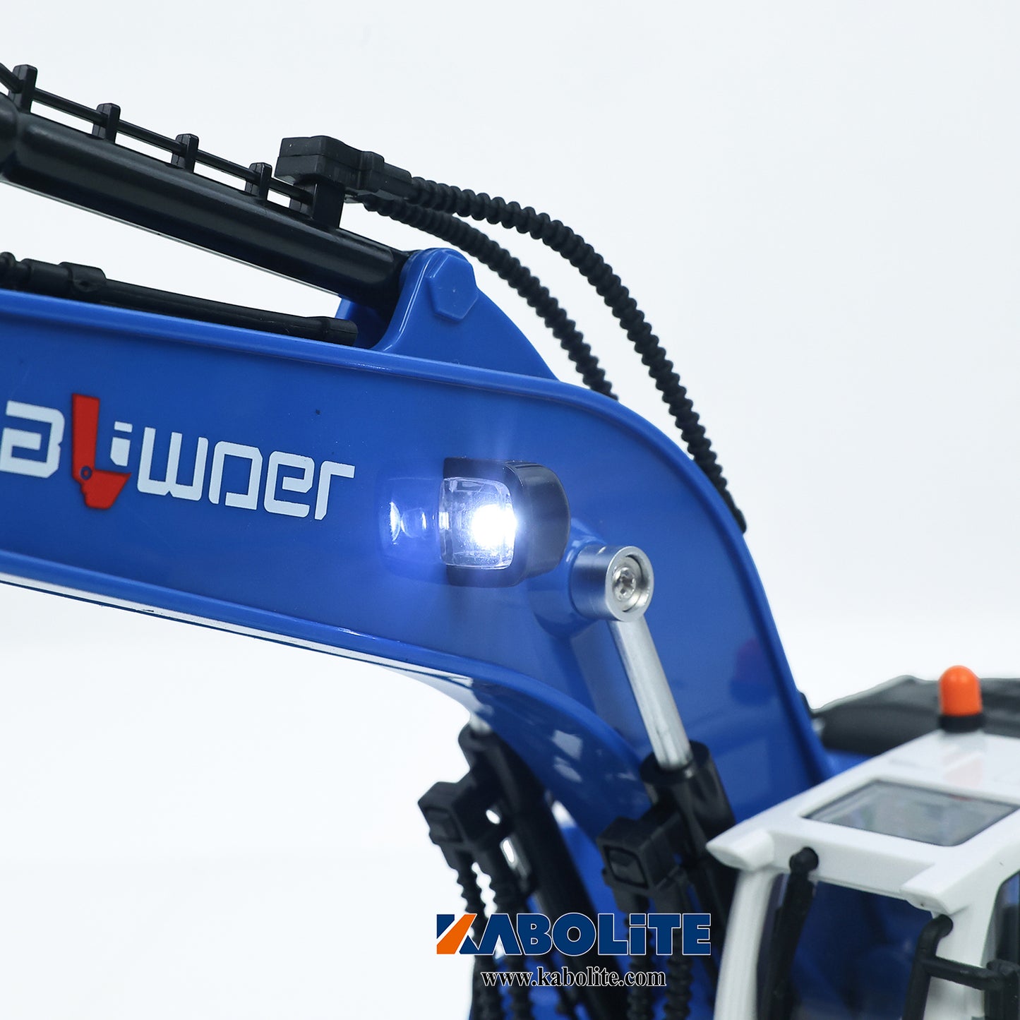 IN Stock HUINA 13550 1/18 11CH 2.4G RC Excavator with 350 Degrees Rotation Light Sound for Remote Control Digger Enthusiast