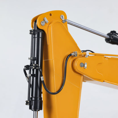 Kabolite 1/14 K980 Hydraulic RC Excavator SY980H Giant PL18 Radio Control Digger Model Light Sound System Battery Charger
