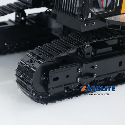 Kabolite K980 1/14 Metal Hydraulic RC Excavator SY980H Digger Model with Light Sound System for Garden Landscaping 