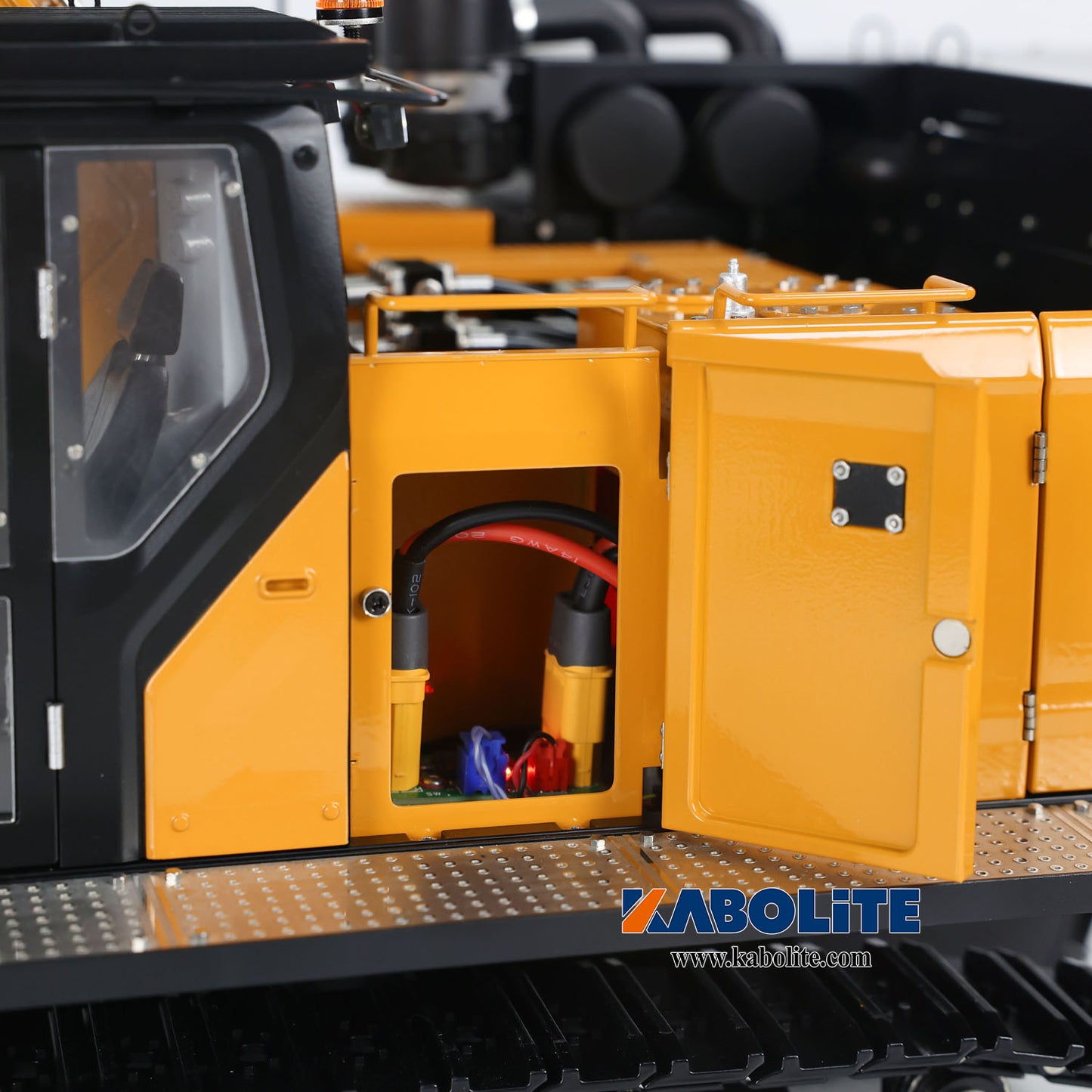 Kabolite K980 1/14 Metal Hydraulic RC Excavator SY980H Digger Model with FlySky PL18 Lite Radio Controller