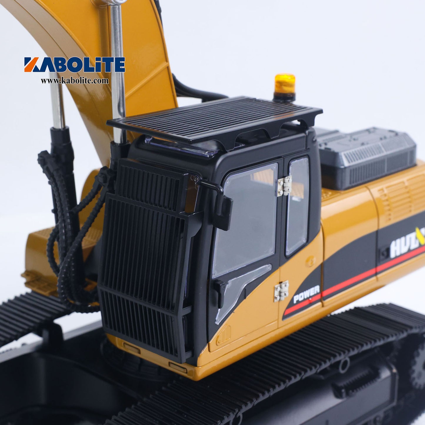 IN Stock HUINA 580 1/14 Metal RC Excavator Engineering Vehicle Model with Electric Hammer Ball Grabber Shear Timber Grab Sound Lights