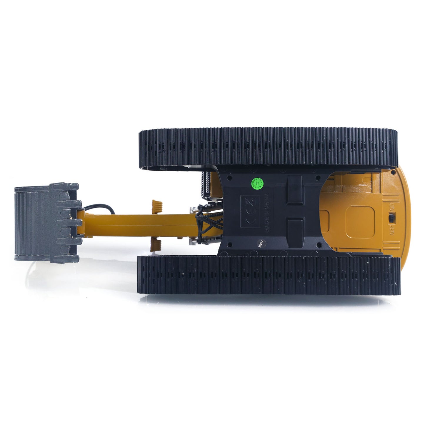 US Stock HUINA 580 1/14 Metal Excavator Model Engineering Vehicle Electric Ball Grabber 360 Rotating Shear Claw Sound Lights