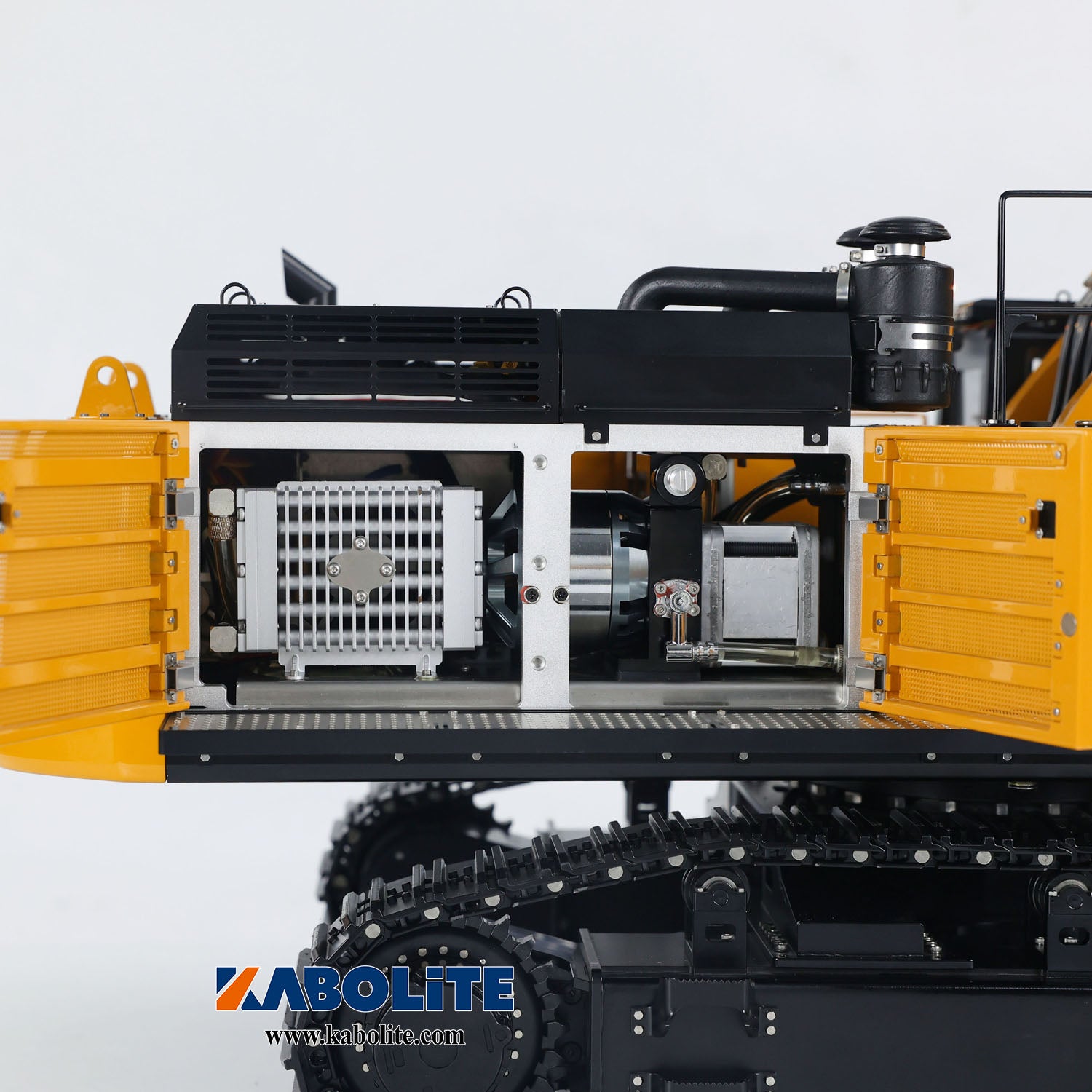 Kabolite K980 1/14 Metal Hydraulic RC Excavator SY980H Digger Model with 3CH Directional Valve