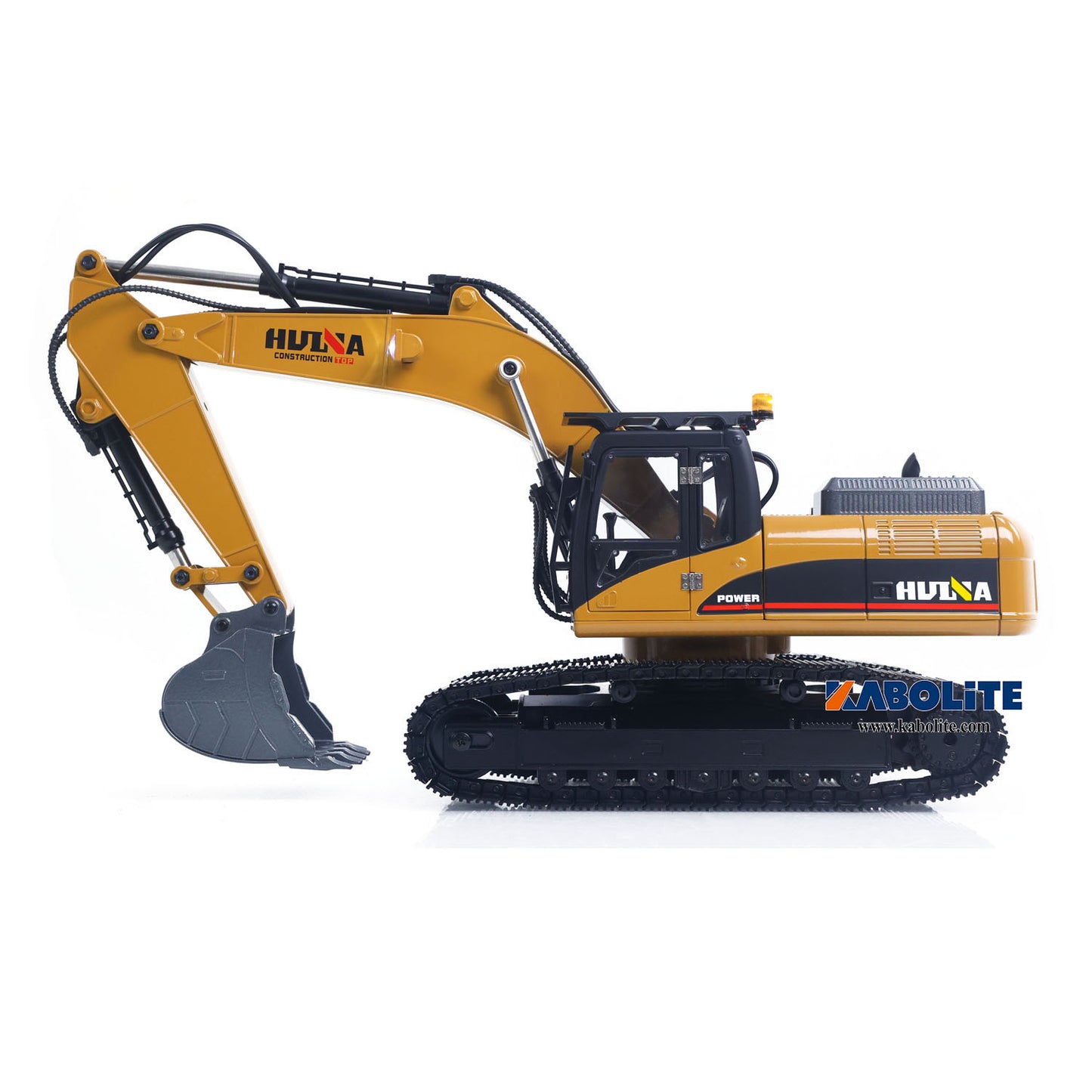 IN Stock HUINA 580 1/14 Metal RC Excavator Engineering Vehicle Model with Electric Hammer Ball Grabber Shear Timber Grab Sound Lights