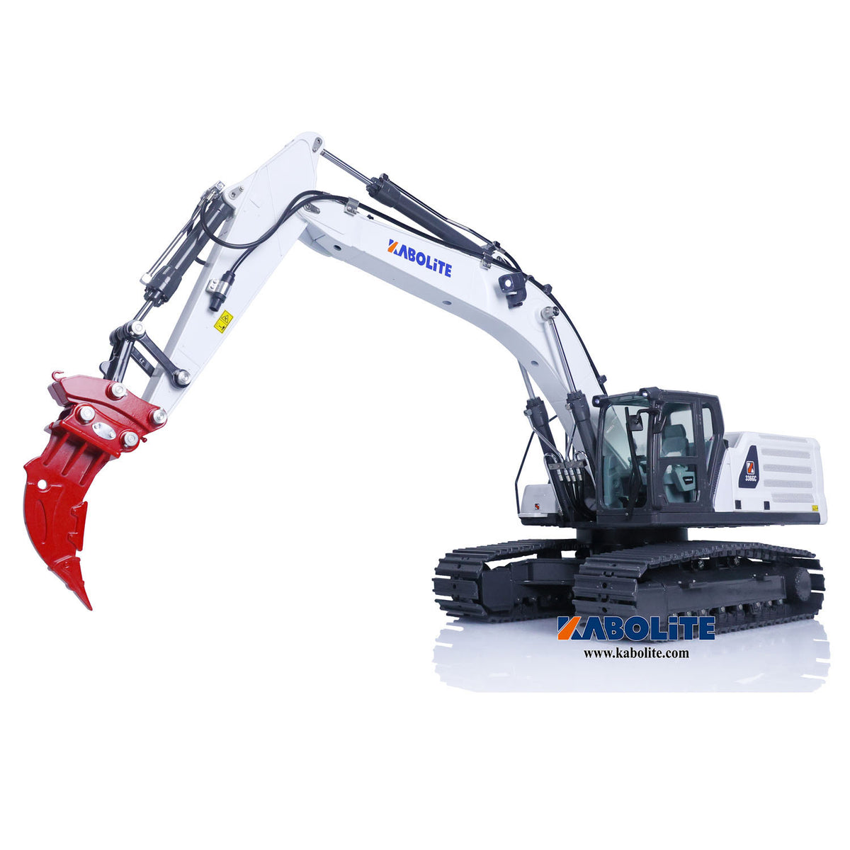 Kabolite 1/18 RC Hydraulic Excavator K961 100S PRO Digger Model Flysky ST8 Radio Sound System