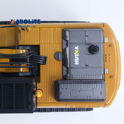IN Stock HUINA 580 1/14 Metal RC Excavator Engineering Vehicle Model with Electric Hammer Ball Grabber Shear Timber Grab Sound Lights