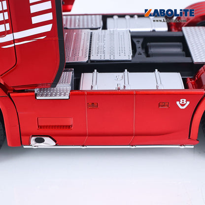 US Stock HUINA 1/18 Radio Controlled Tractor Truck 1501PRO RTR 6*4 Plastic 2.4G 19CH RC Lorry Model Light Sound System