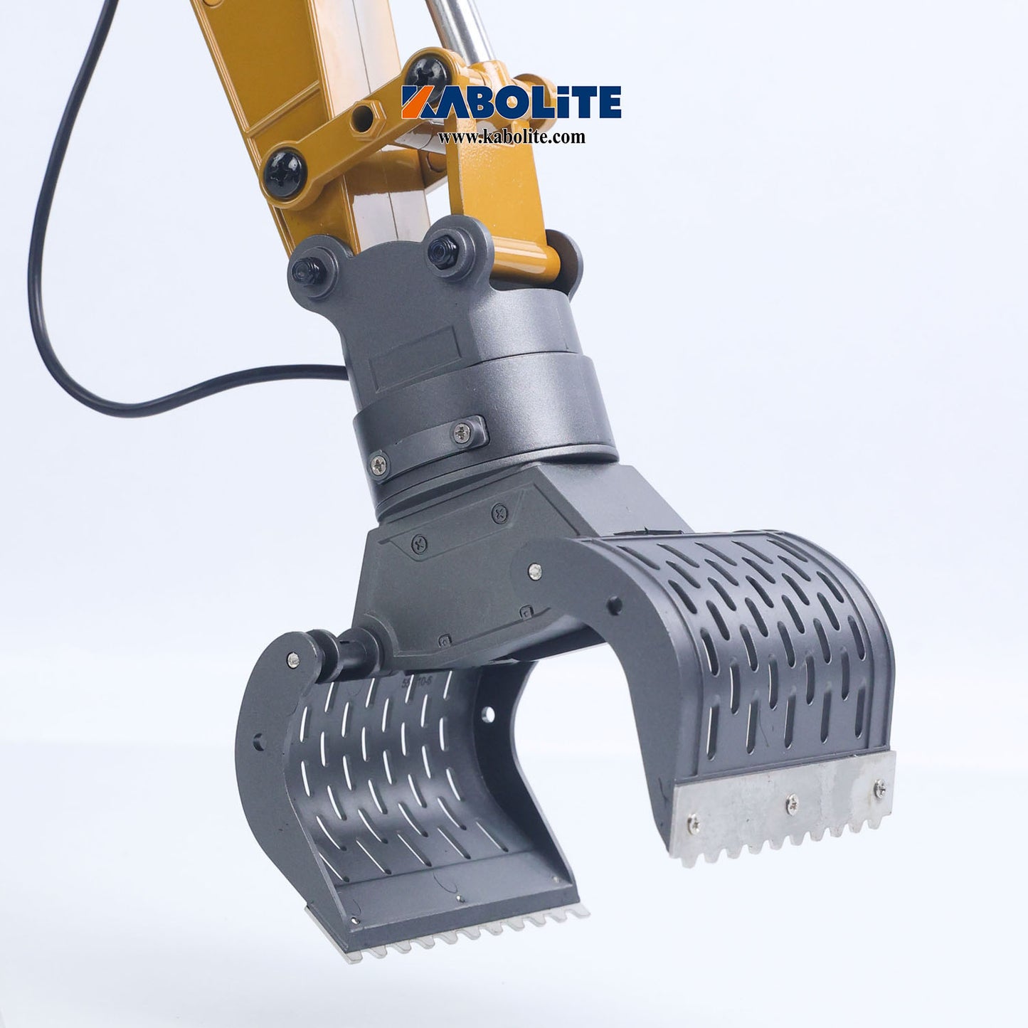 IN Stock HUINA 580 1/14 Metal RC Excavator Engineering Vehicle Model with Electric Hammer Ball Grabber Shear Timber Grab Sound Lights