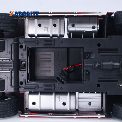 US Stock HUINA 1/18 Radio Controlled Tractor Truck 1501PRO RTR 6*4 Plastic 2.4G 19CH RC Lorry Model Light Sound System
