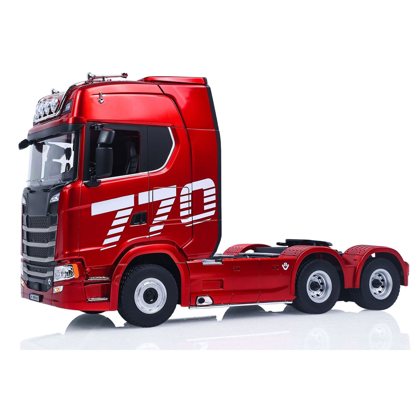 HUINA 1501PRO 1/18 Plastic 6*4 RC Lorry Vehicle 1/24 1302A 770S Remote Control Tractor Truck with 3Axle Plastic Semi Flatbed Trailer