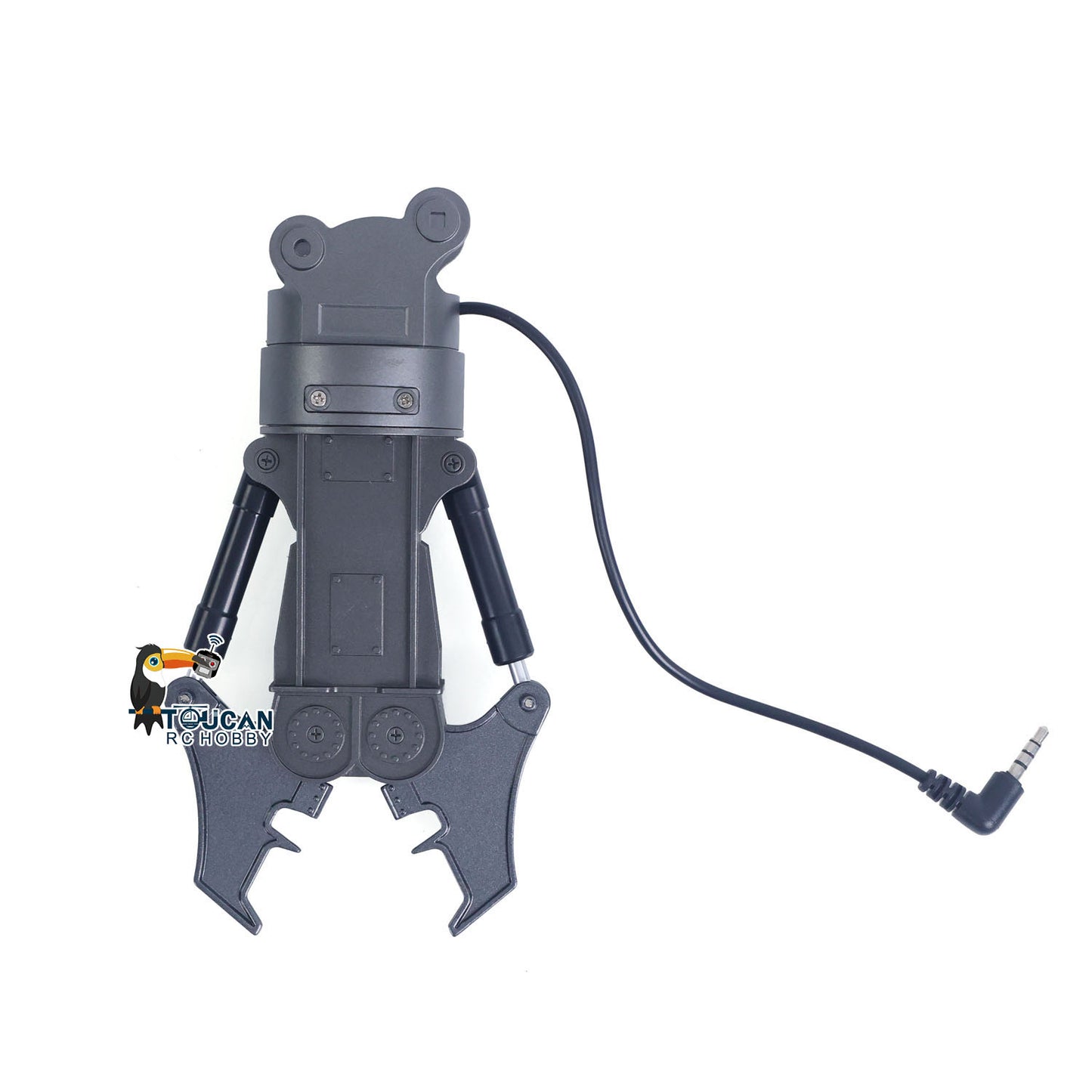 New Upgrade HUINA 1/14 Metal Excavator Model Engineering Vehicle 580 Electric Ball Grabber 360 Rotating Shear Claw Sound Lights