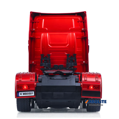 US Stock HUINA 1/18 Radio Controlled Tractor Truck 1501PRO RTR 6*4 Plastic 2.4G 19CH RC Lorry Model Light Sound System