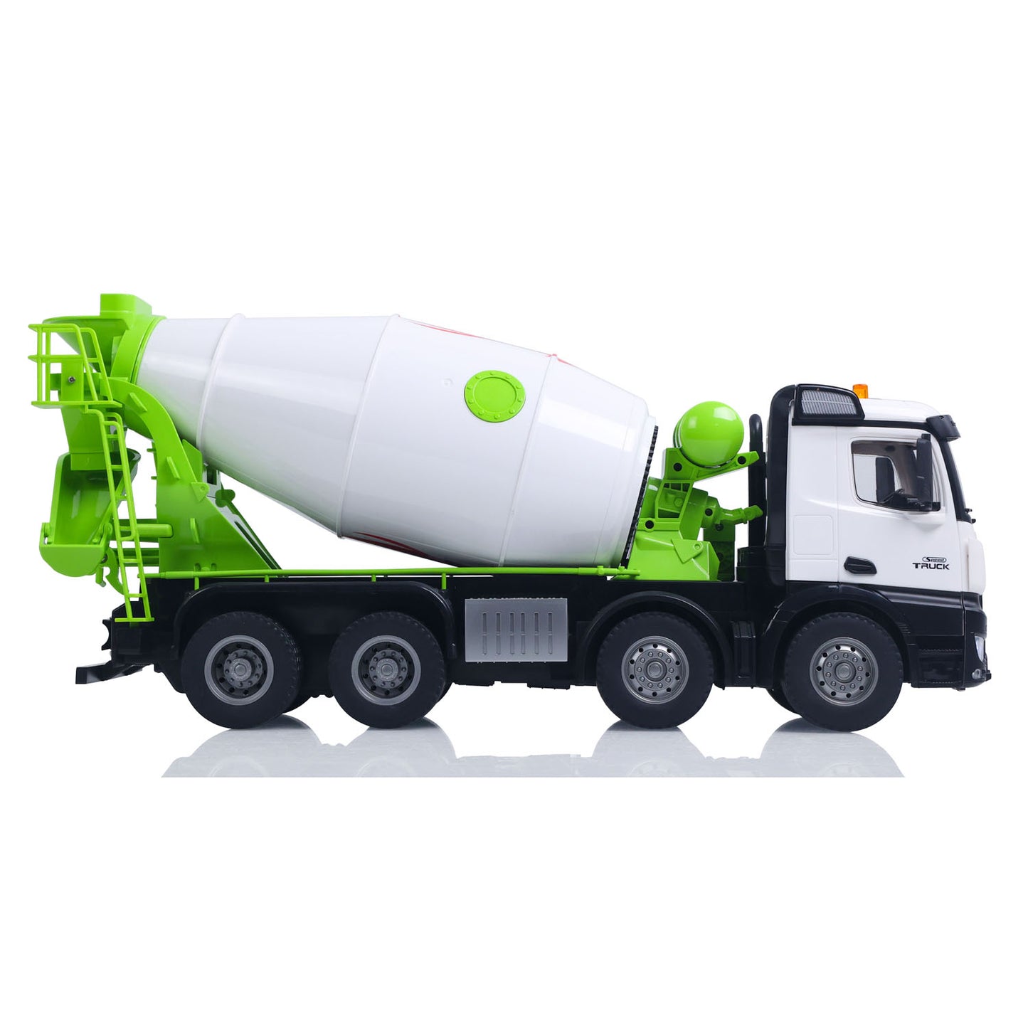Fast Free Shipping for EU Metal HUINA 1/14 RC Mixer Truck 12CH Remote Control Agitating Lorry Model Light Sound Effects 2.4GHz Radio System Battery