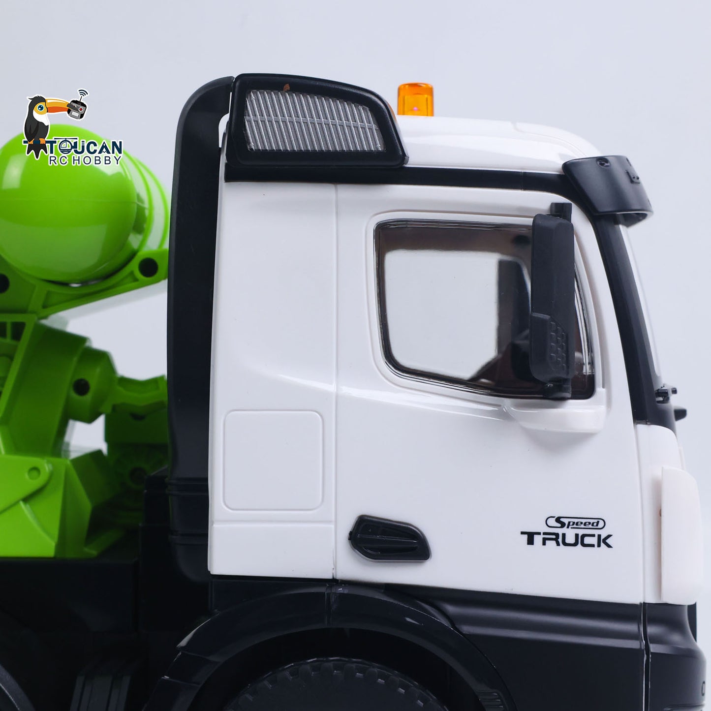 Metal 1/14 RC Mixer Truck RTR 2.4GHz Radio 12CH Light Sound Effects Remote Control Agitating Lorry Finished Model Toys Battery