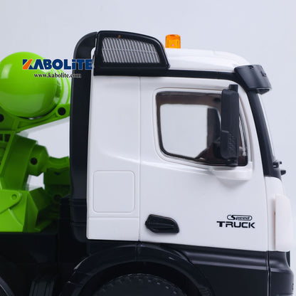 IN Stock HUINA 1537 1/14 Metal 12CH 2.4G RC Mixer Truck with Light Sound for Remote Control Construction Model Hobbyists