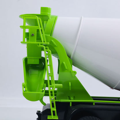 Fast Free Shipping for EU Metal HUINA 1/14 RC Mixer Truck 12CH Remote Control Agitating Lorry Model Light Sound Effects 2.4GHz Radio System Battery
