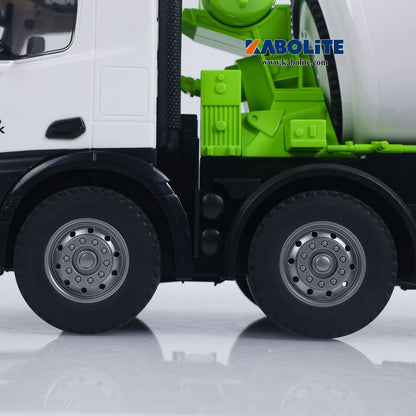 IN Stock HUINA 1537 1/14 Metal 12CH 2.4G RC Mixer Truck with Light Sound for Remote Control Construction Model Hobbyists
