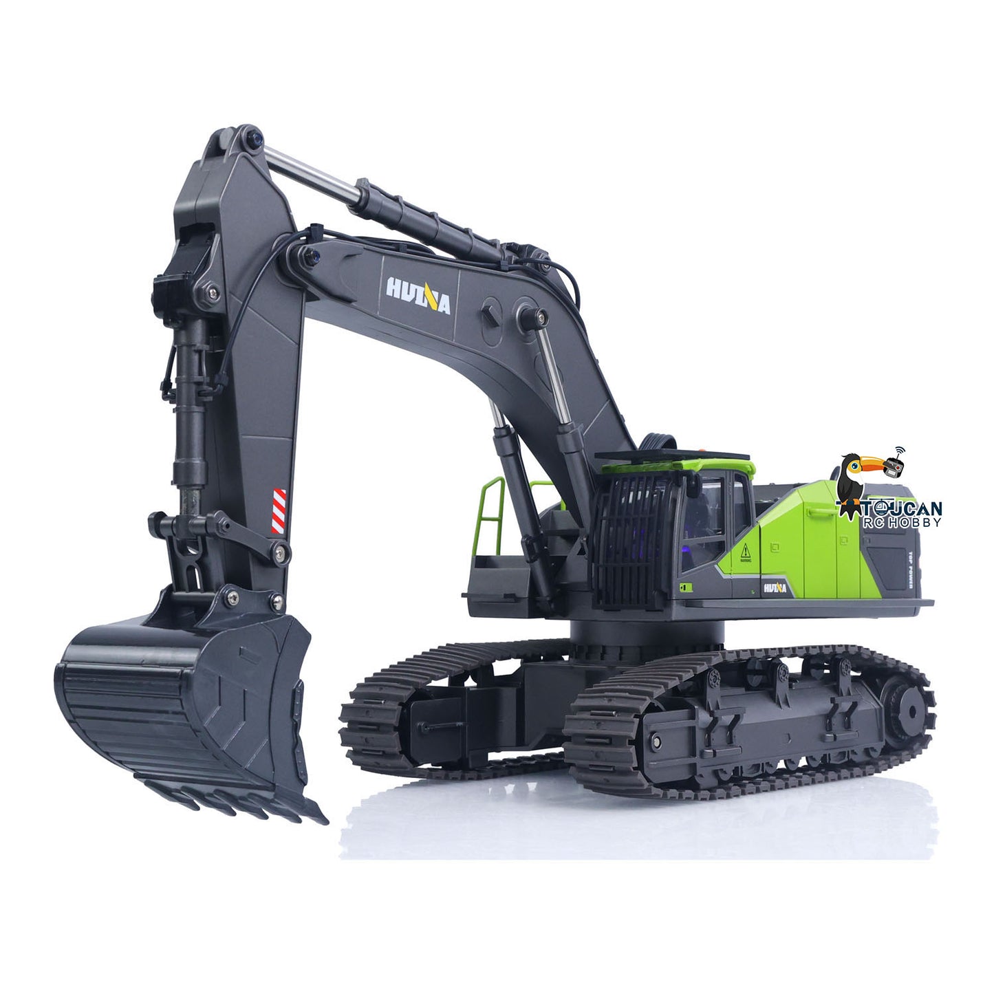 HUINA 1/14 593 Toys Model RC Excavator Car Gift Battery 2.4G Remote Control 28CH Construction Model