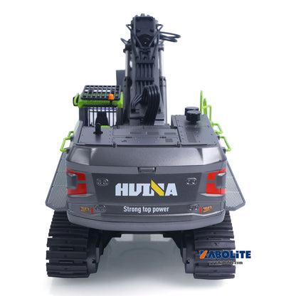 IN Stock HUINA 1593 1/14 RC Excavator 28CH Digger Model with Light Sound 2.4G Radio Controller for Construction Vehicle Hobbyists