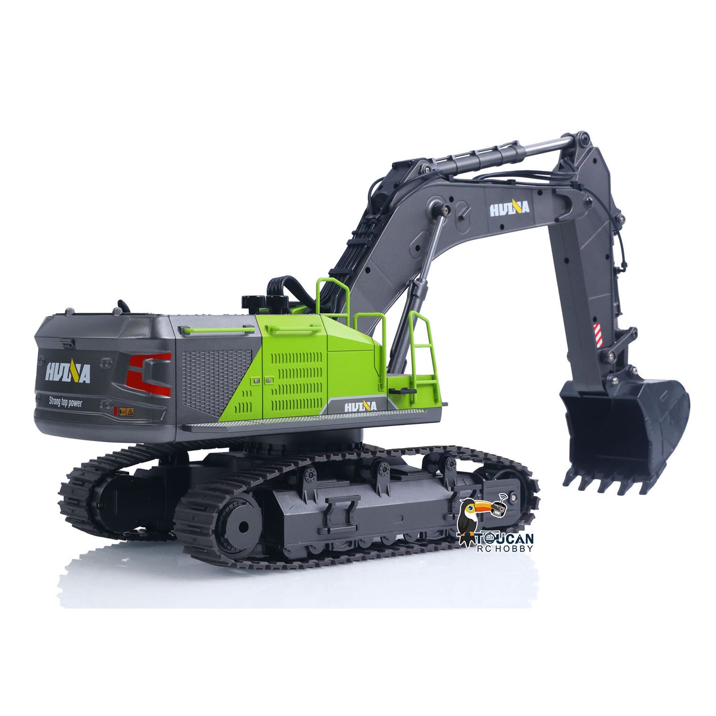 HUINA 1/14 593 Toys Model RC Excavator Car Gift Battery 2.4G Remote Control 28CH Construction Model