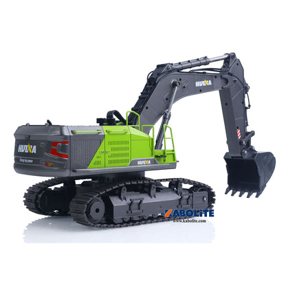IN Stock HUINA 1593 1/14 RC Excavator 28CH Digger Model with Light Sound 2.4G Radio Controller for Construction Vehicle Hobbyists