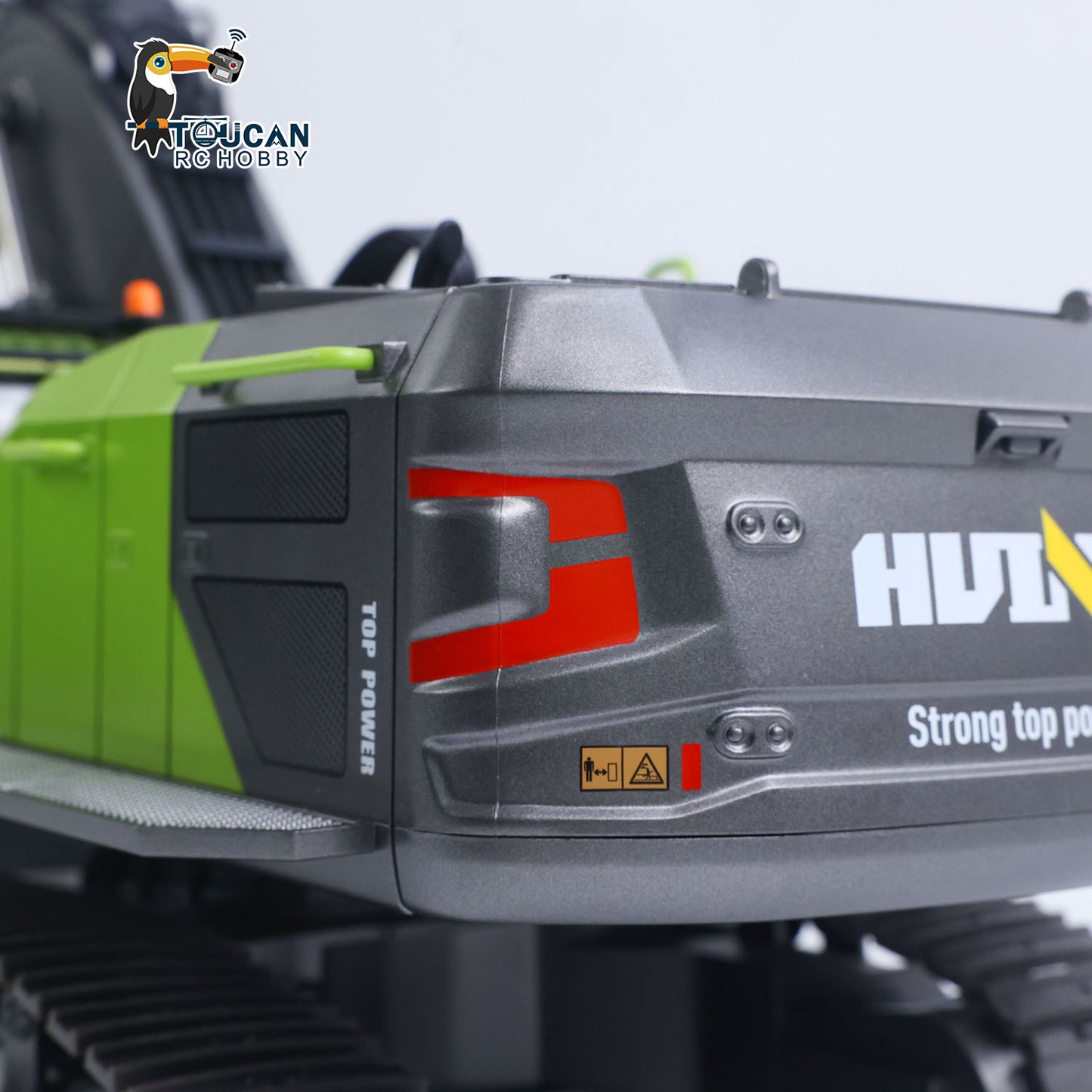 HUINA 1/14 593 Toys Model RC Excavator Car Gift Battery 2.4G Remote Control 28CH Construction Model
