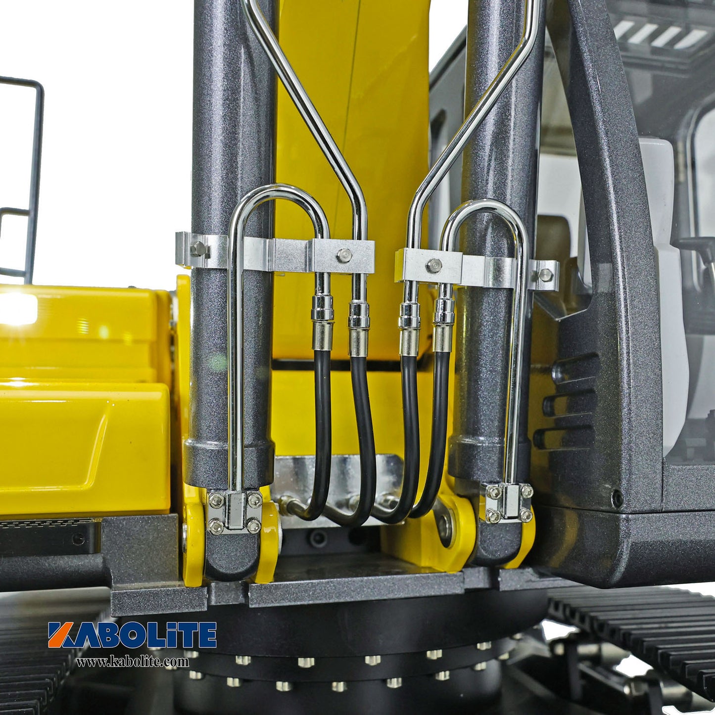 KABOLITE K350 200 1/14 RC Hydraulic Excavator 3 Arms Digger with Light Sound System for Weekend outdoor fun