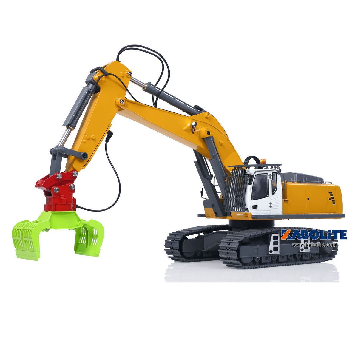 US Stock Kabolite 5901 100S 1/18  Electric Lifting RC Excavator Flysky Remote Control Digger Engineering Vehicle Electric Ripper Hammer Claw