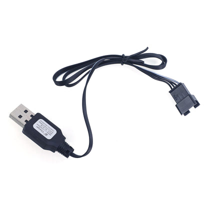 Fast Free Shipping for EU HUINA 1/14 593 RC Excavator 2.4Ghz Remote Control Digger Model Radio System 7.4V Battery USB Charger Cable