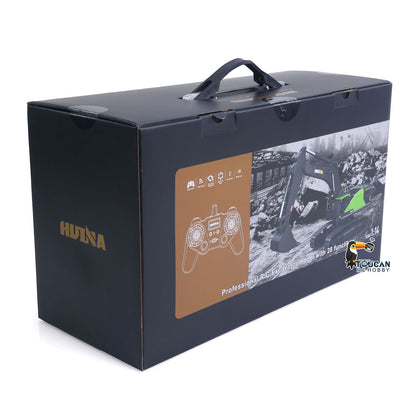 HUINA 1/14 593 Toys Model RC Excavator Car Gift Battery 2.4G Remote Control 28CH Construction Model