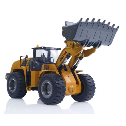 US Stock 1/14 HUINA 2.4G Remote Control Loader 1583 Electric Lifting Lights Sound System RC Construction Vehicles Model